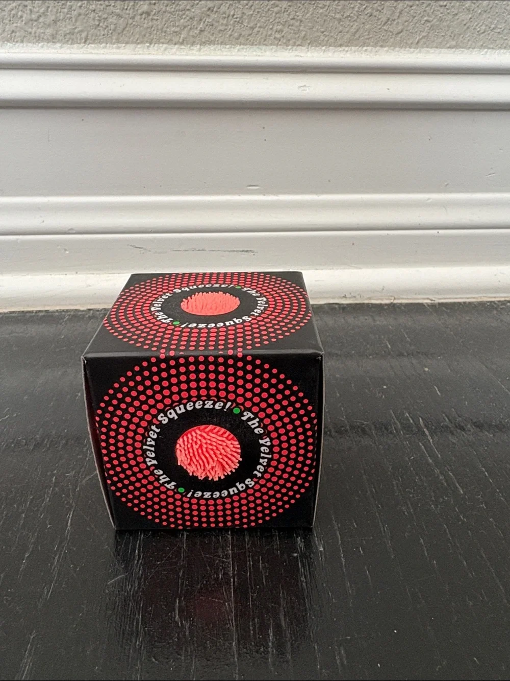 NeeDoh Fuzz Ball - The Velvet Squeeze! Fidget toy - Orange